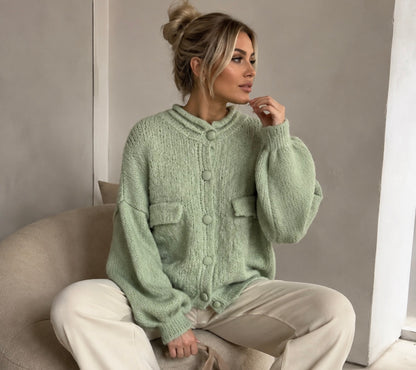 Premium Kuschel-Strickjacke – Weicher Cardigan in 9 Farben