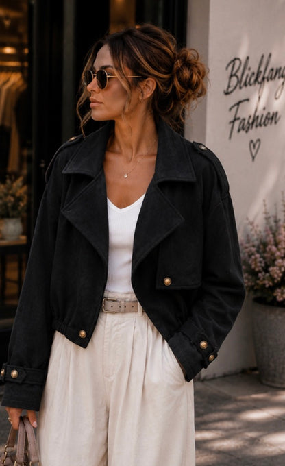 🍂 Virale Waschlederjacke – Das Must-have der Saison