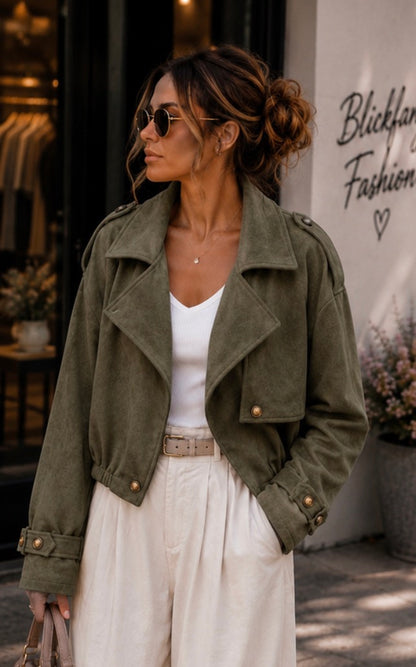 🍂 Virale Waschlederjacke – Das Must-have der Saison