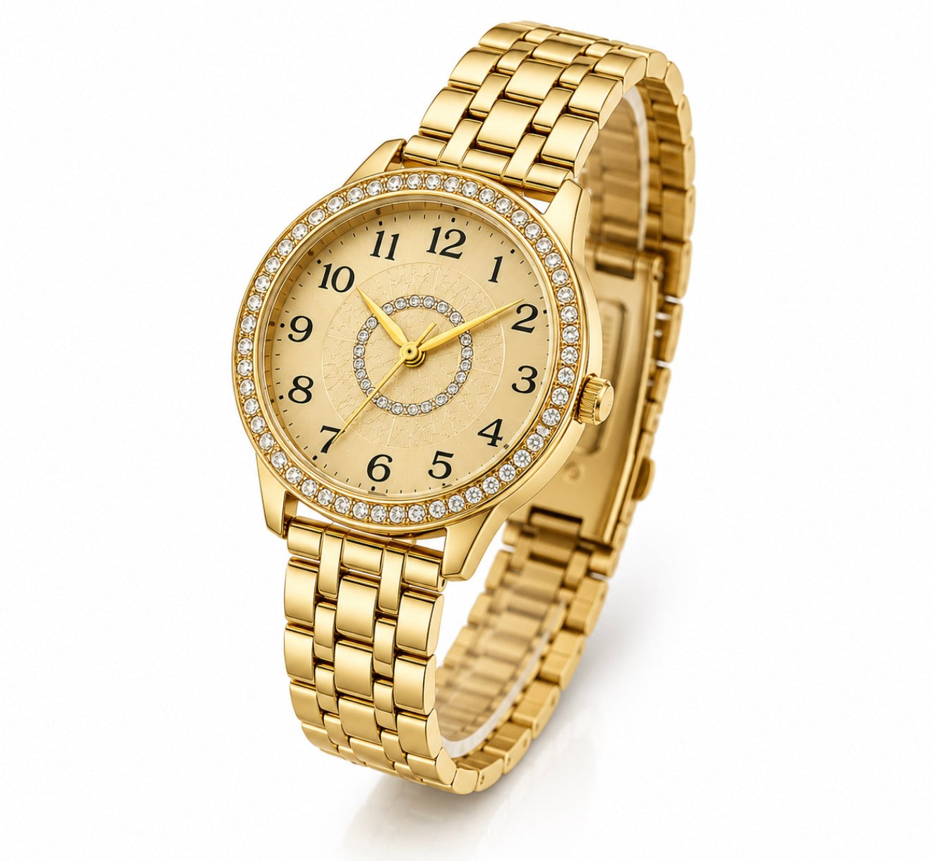 Damen Armband Uhr Golden