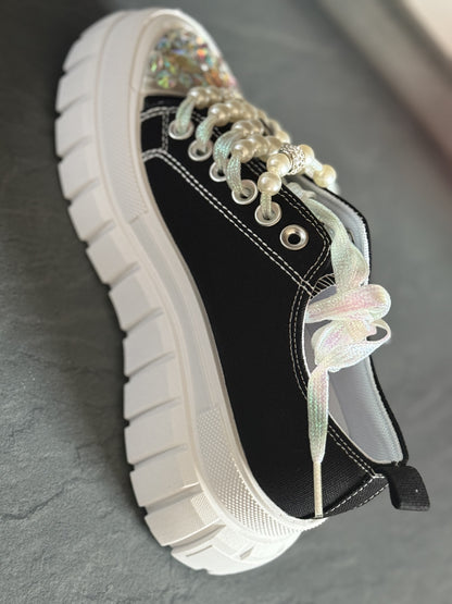 Sneaker „Pearl“ Schwarz
