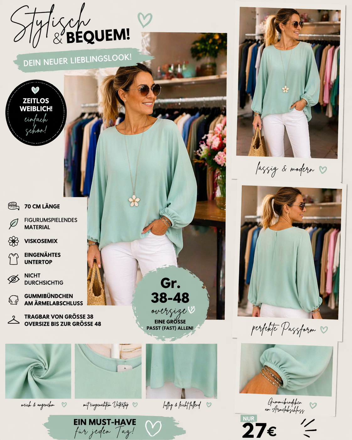 Mega schöne Bluse Cindy