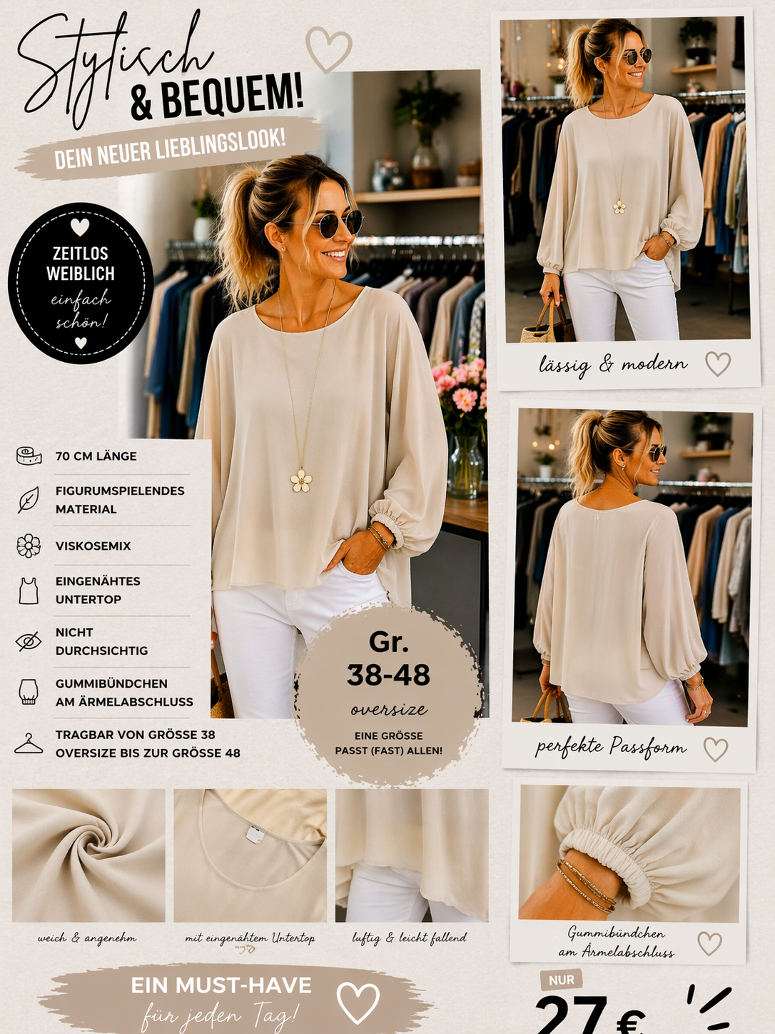 Mega schöne Bluse Cindy