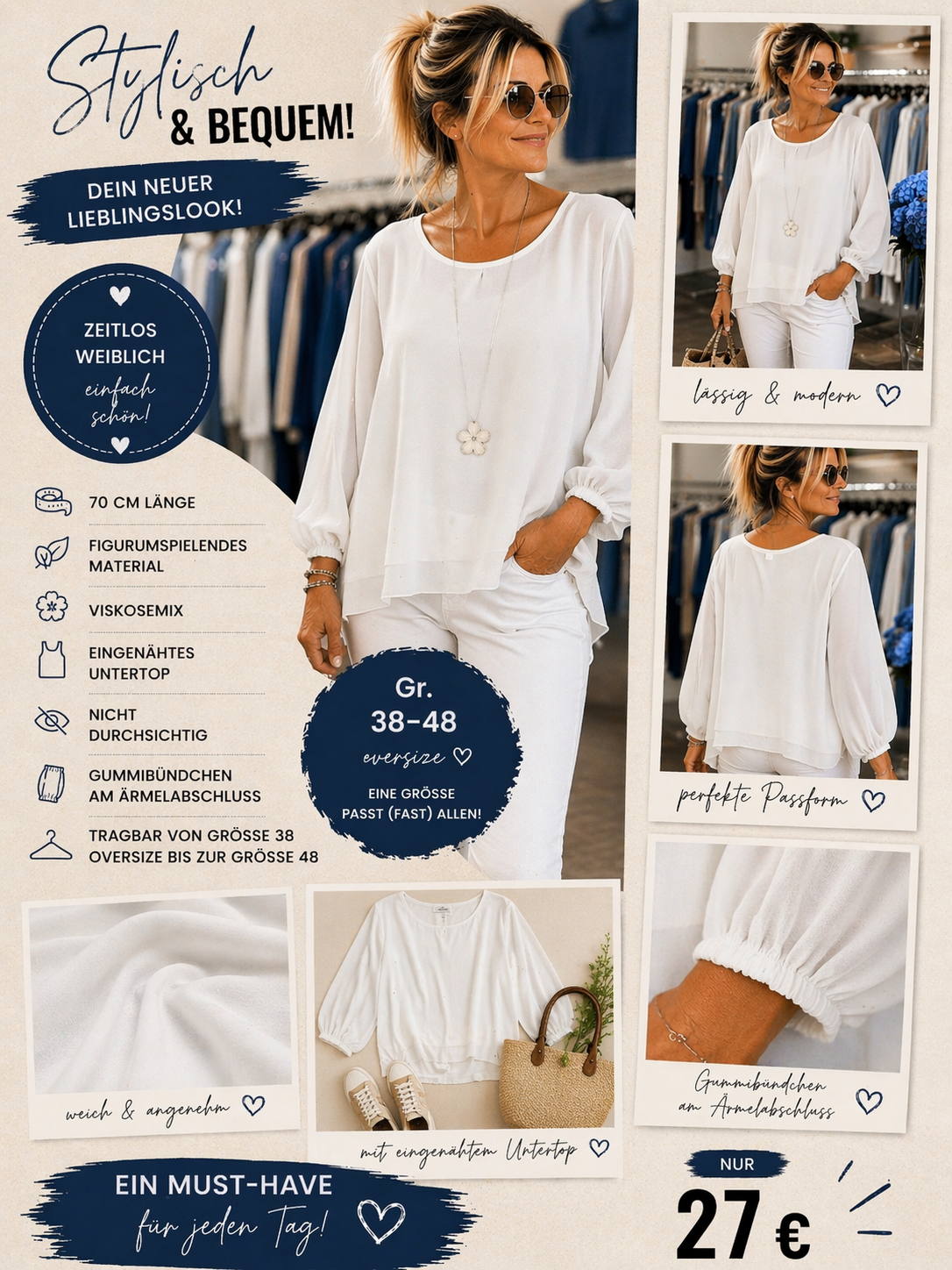 Mega schöne Bluse Cindy