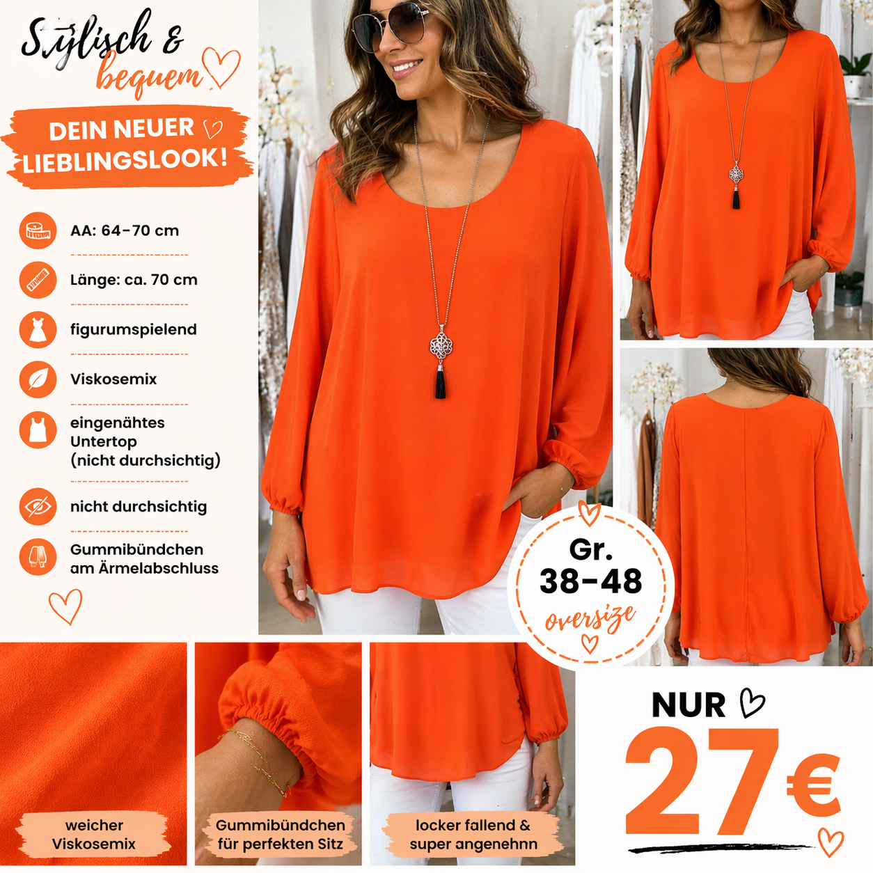 Mega schöne Bluse Cindy