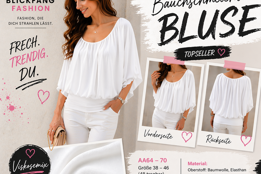 Bauchschmeichler Bluse 👚 in 8 Farben TOPSELLER