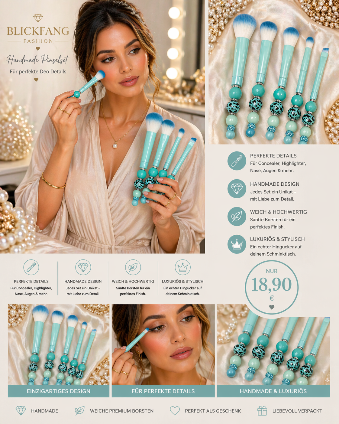 💎 Luxury Handmade Pinsel Set A 74