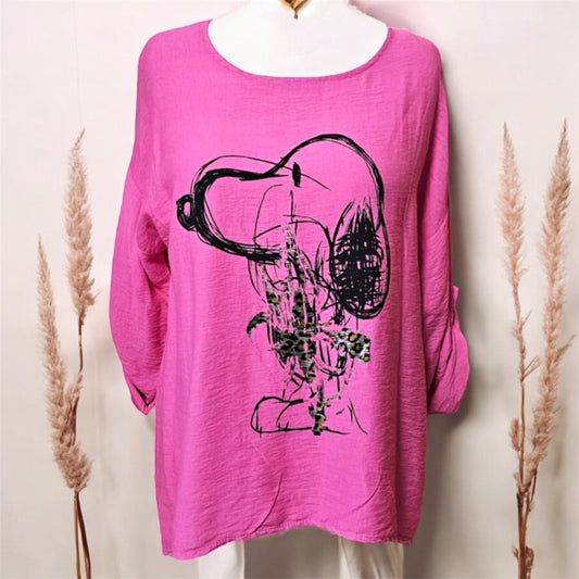 Stylisches Oversize Shirt mit Print