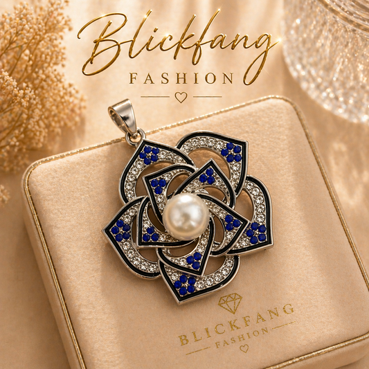 Eleganter Statement Anhänger mit Perle