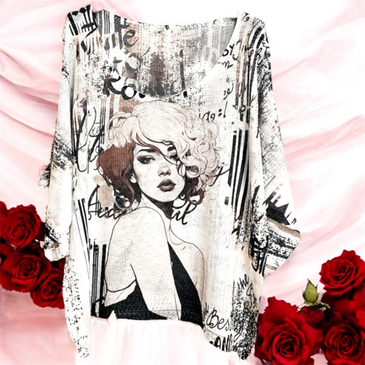 Street-Art-Oversize-Pullover – Mode mit urbanem Flair