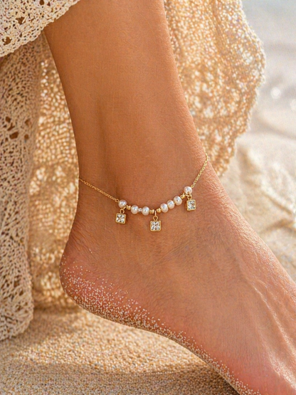 Fußkettchen „ Elegant Glow“