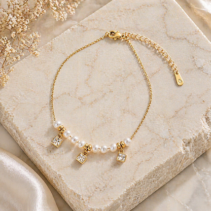 Fußkettchen „ Elegant Glow“