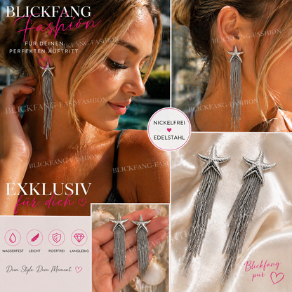 Seestern Statement Ohrringe