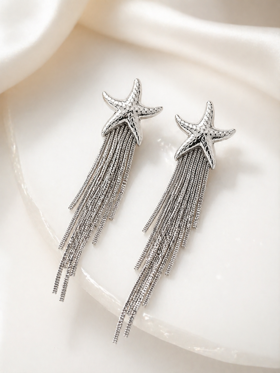 Seestern Statement Ohrringe