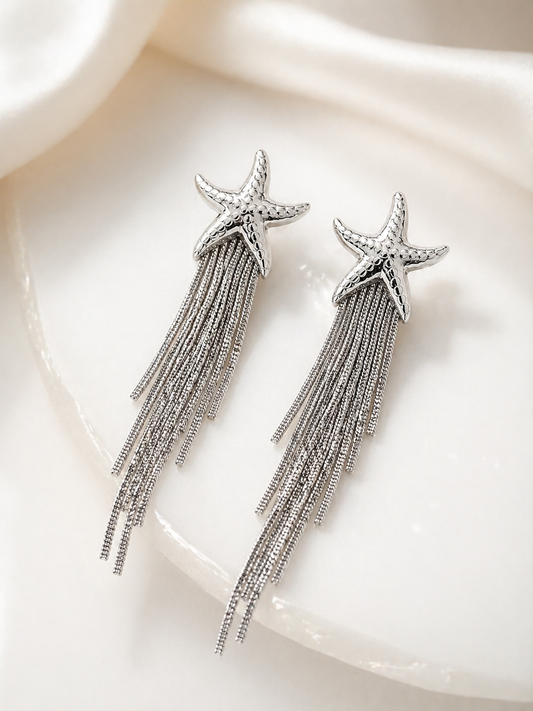 Seestern Statement Ohrringe