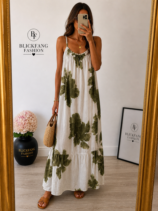Sommertraum Maxikleid - Olive Edition