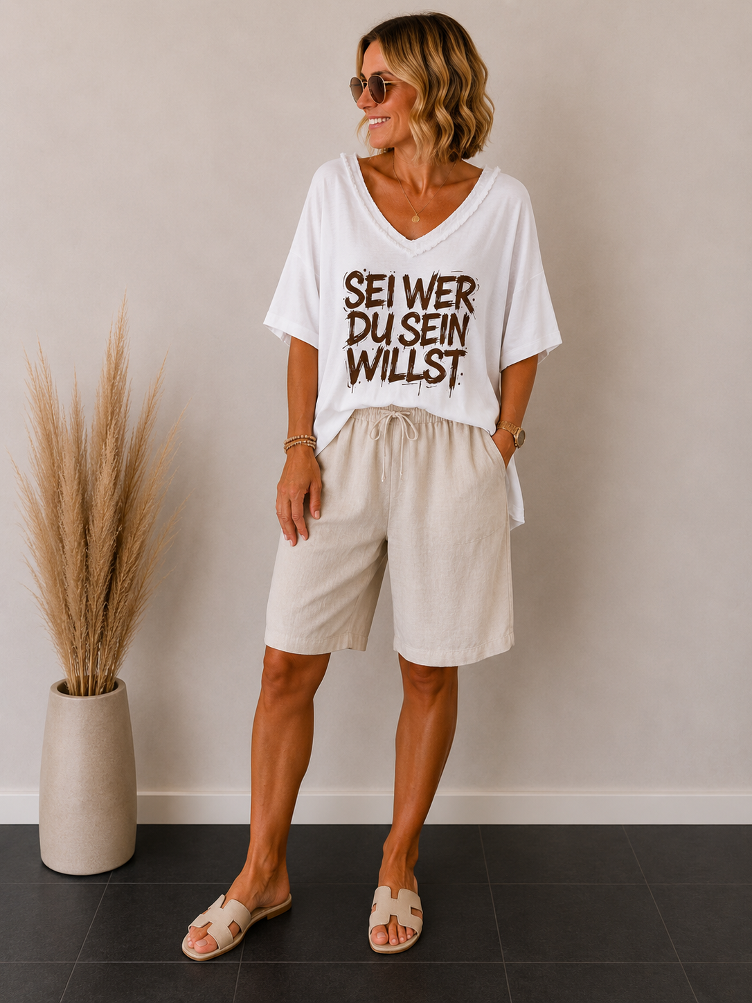 Statement Shirt - Sei wer du sein willst
