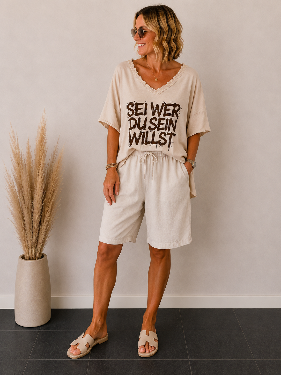 Statement Shirt - Sei wer du sein willst