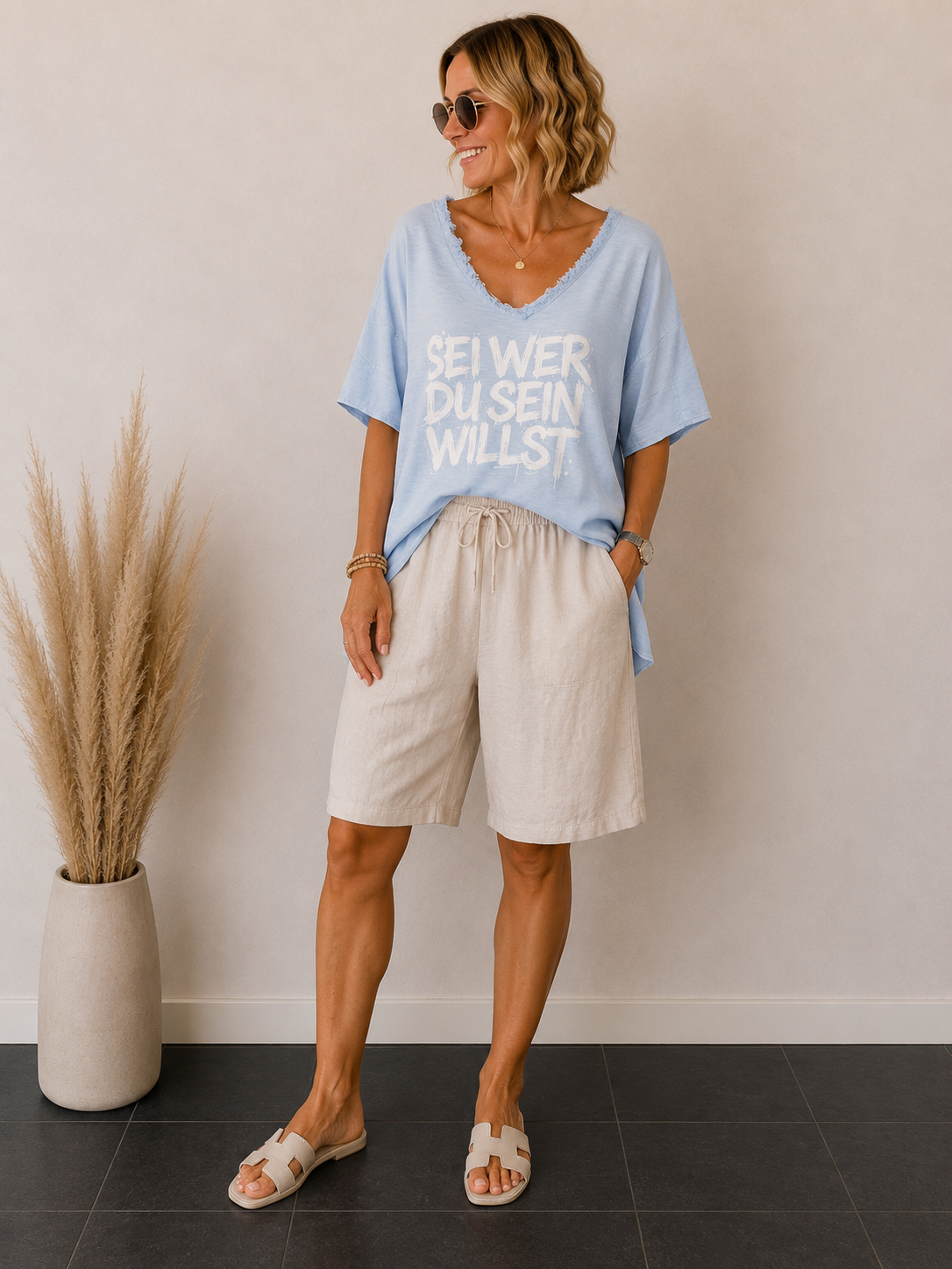 Statement Shirt - Sei wer du sein willst