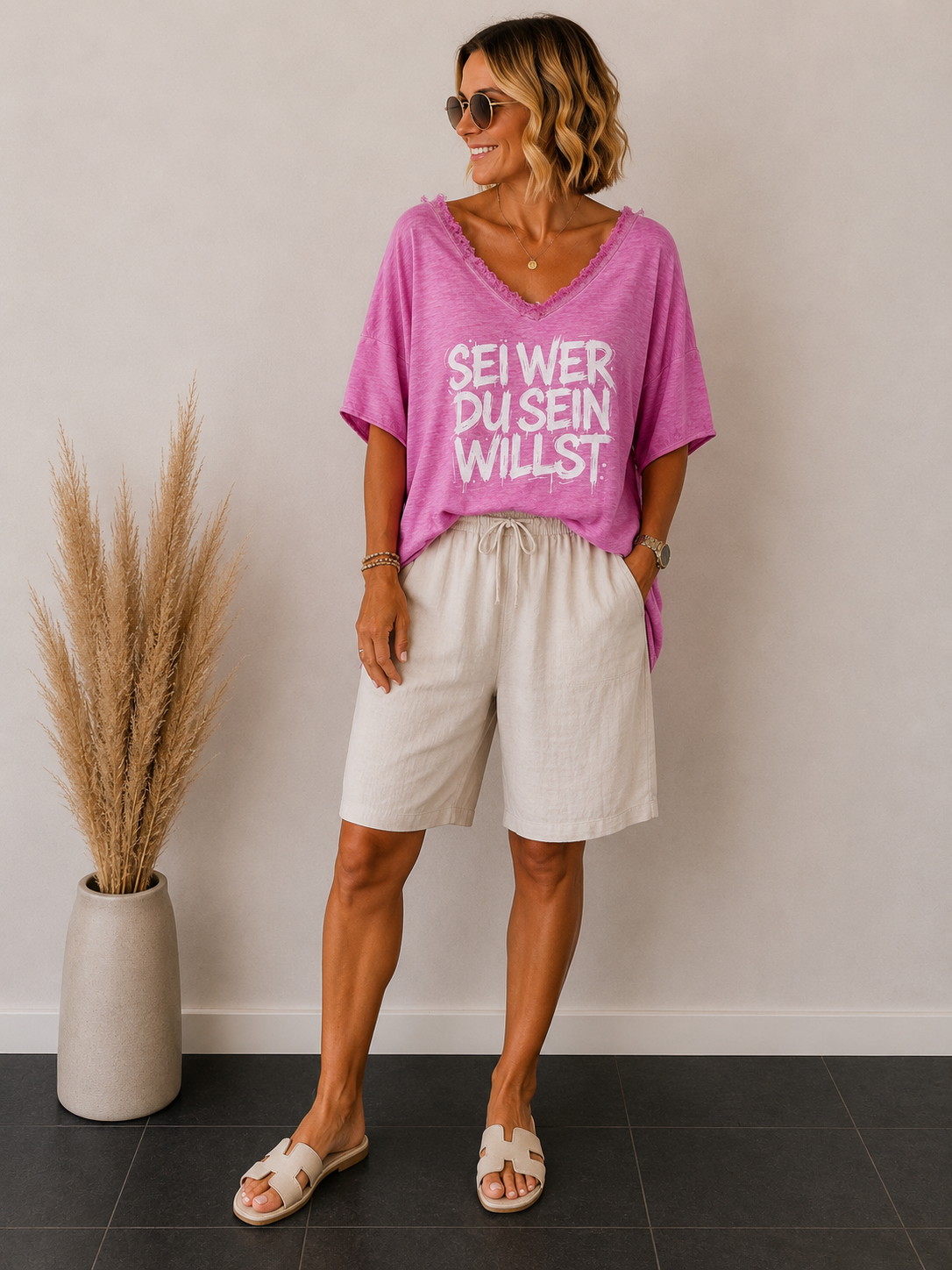 Statement Shirt - Sei wer du sein willst