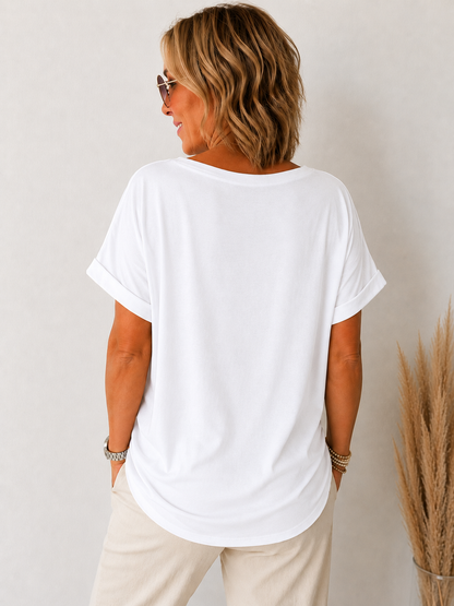 Wild V-Neck Shirt - lässiger Leo - Look