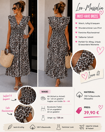 Musselin Leo Kleid