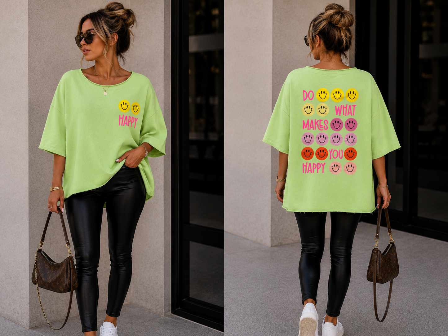 Statement Shirt - Do What Makes ..,,, Happy