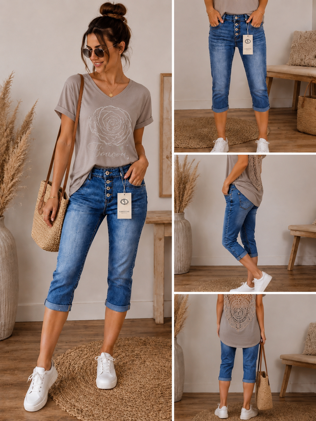 Karostar Capri Jeans 👖