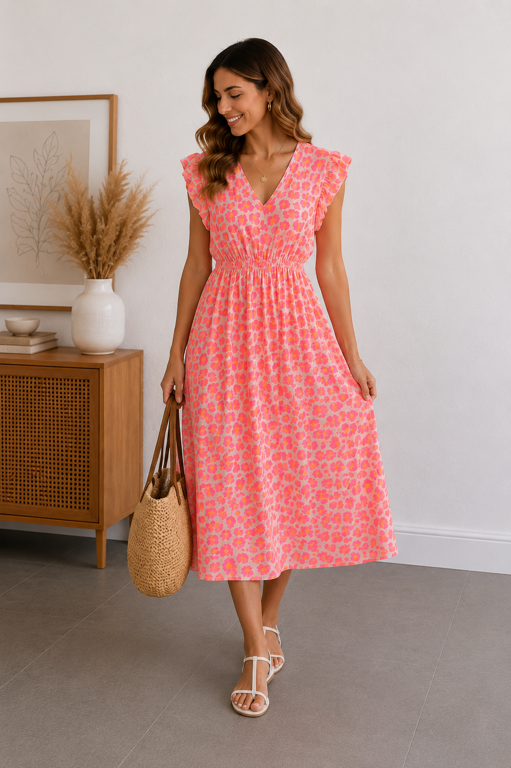 Musselin Leo Kleid