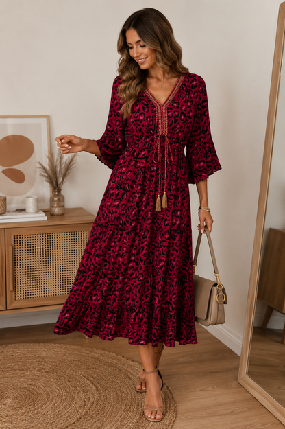 Boho Küsst Leo Sonmer Boho Leo Kleid