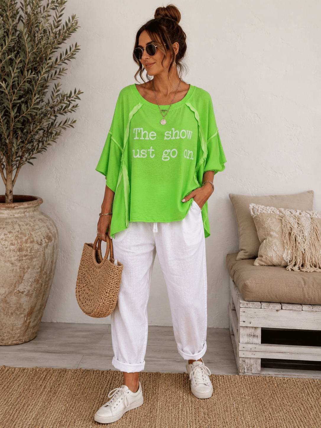 Statement Shirt „ the Show Must Go on „