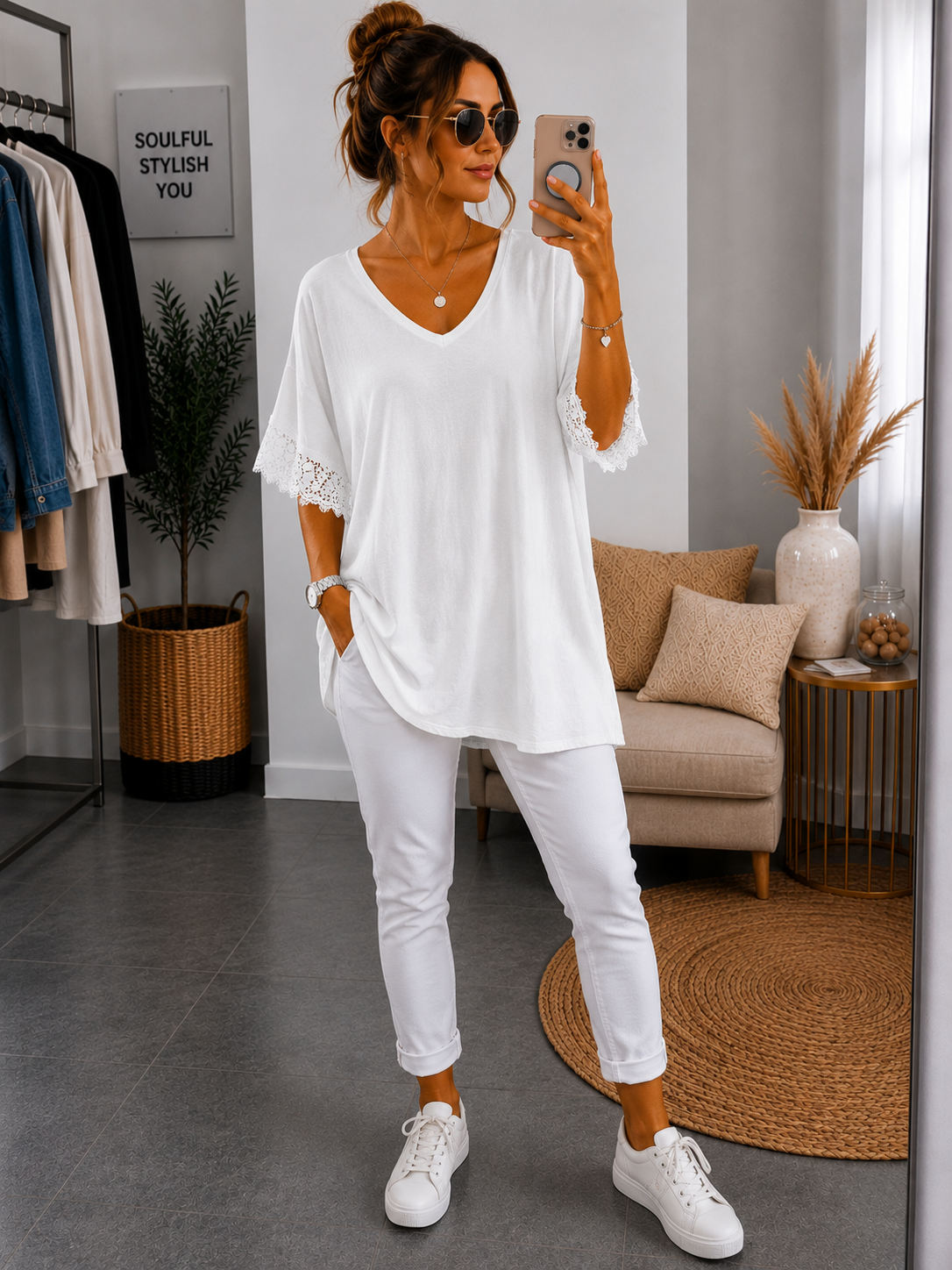 Spitzen Shirt „ Lena“