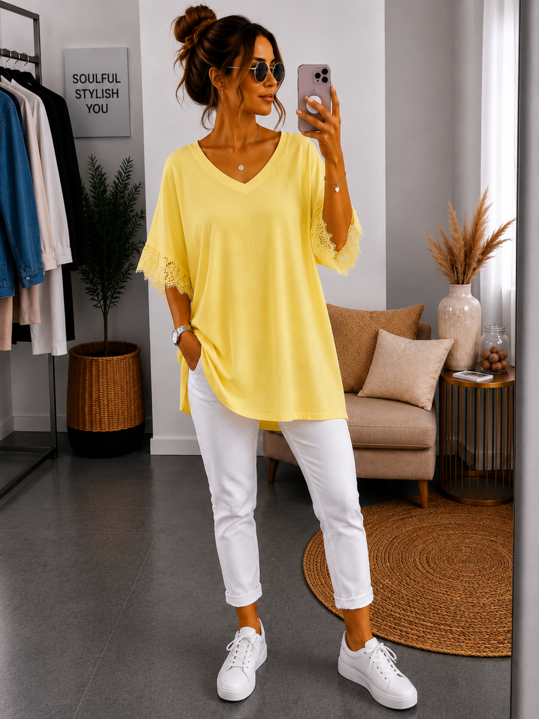 Spitzen Shirt „ Lena“