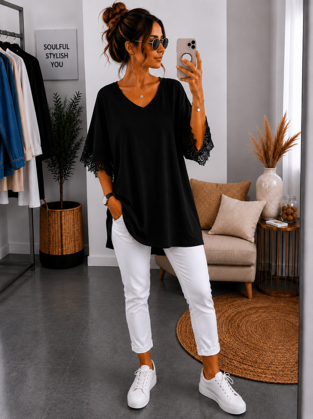 Spitzen Shirt „ Lena“