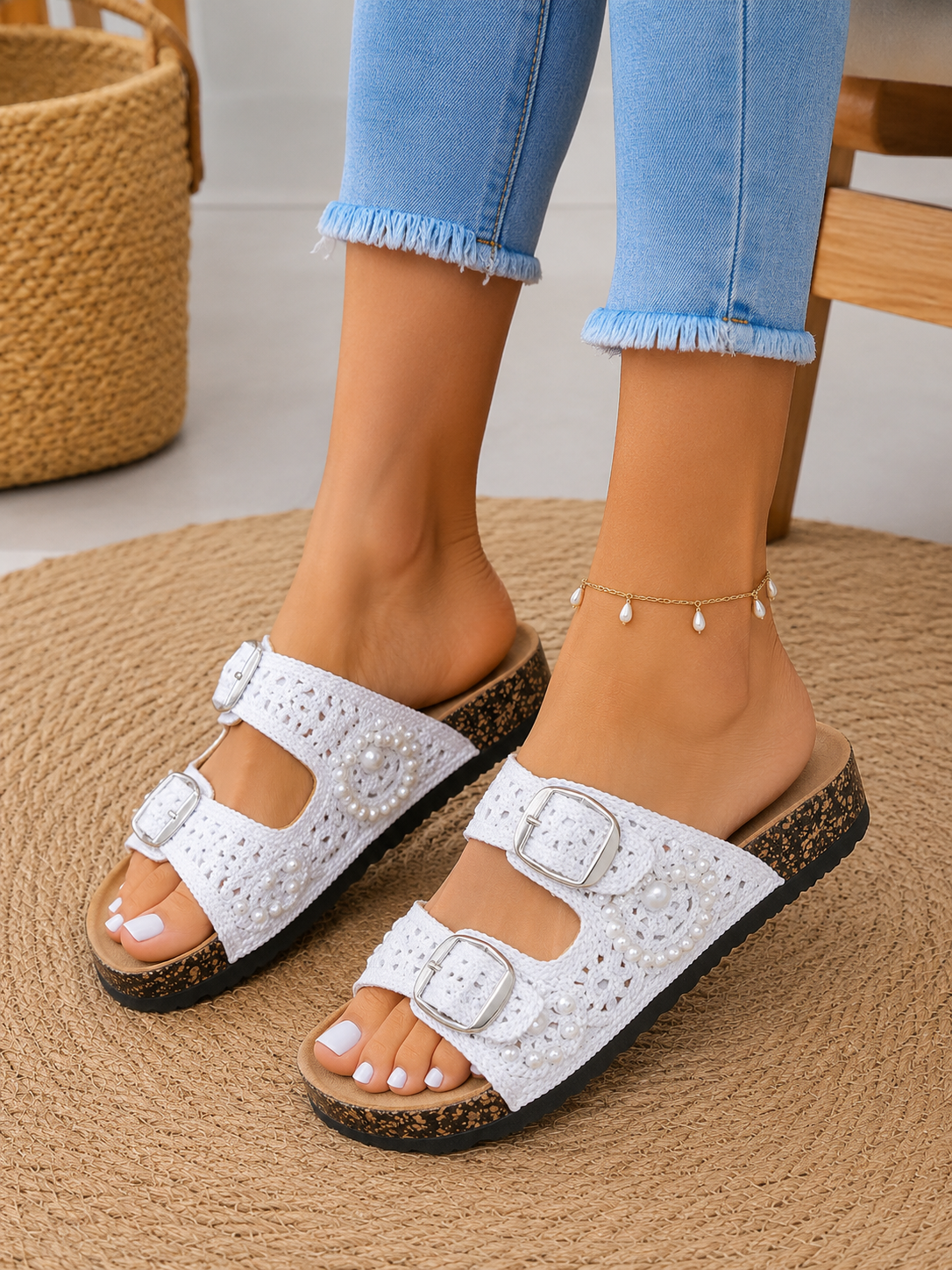 Pearls Sandalen