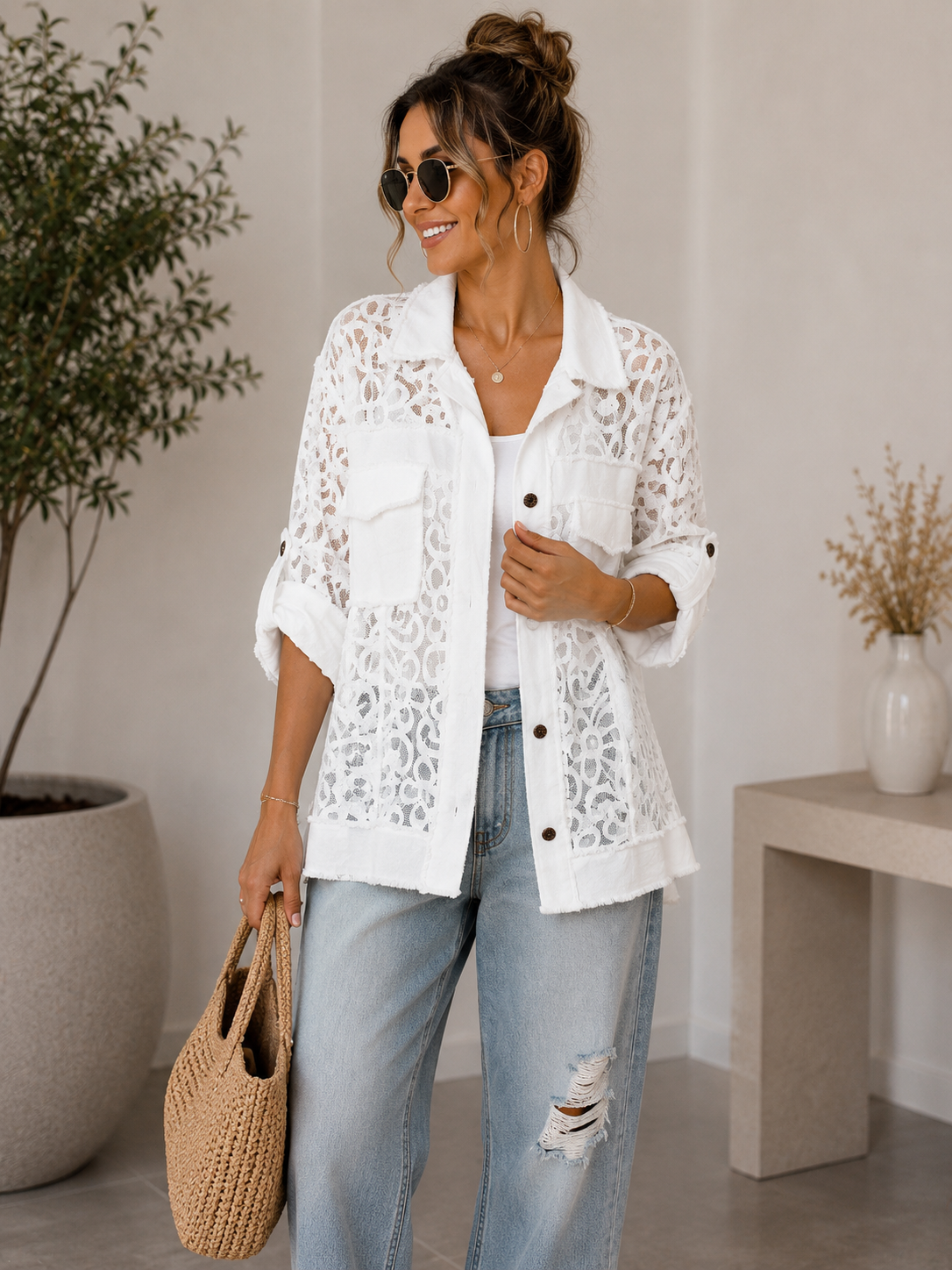 Spitzen Jacke „ Laura“