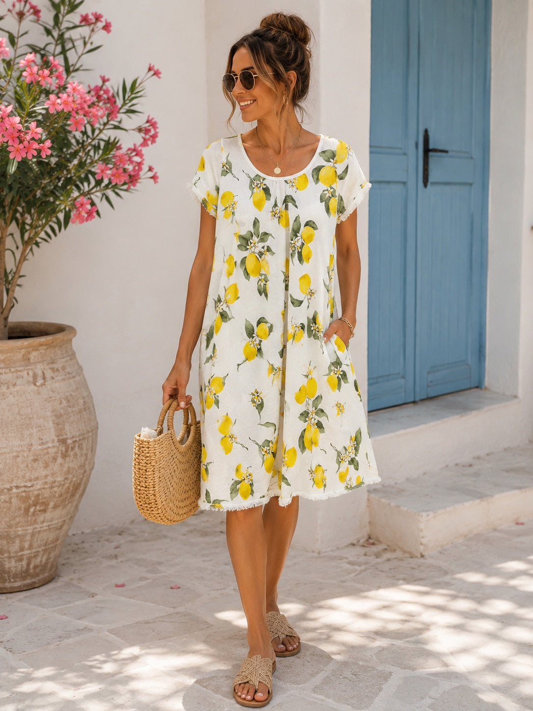 Zitronen 🍋 Sommerkleid
