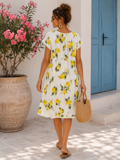 Zitronen 🍋 Sommerkleid