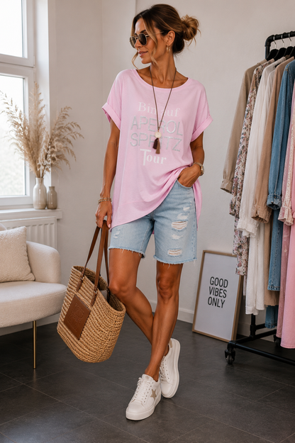 Statement Shirt ‚ Aperol ……
