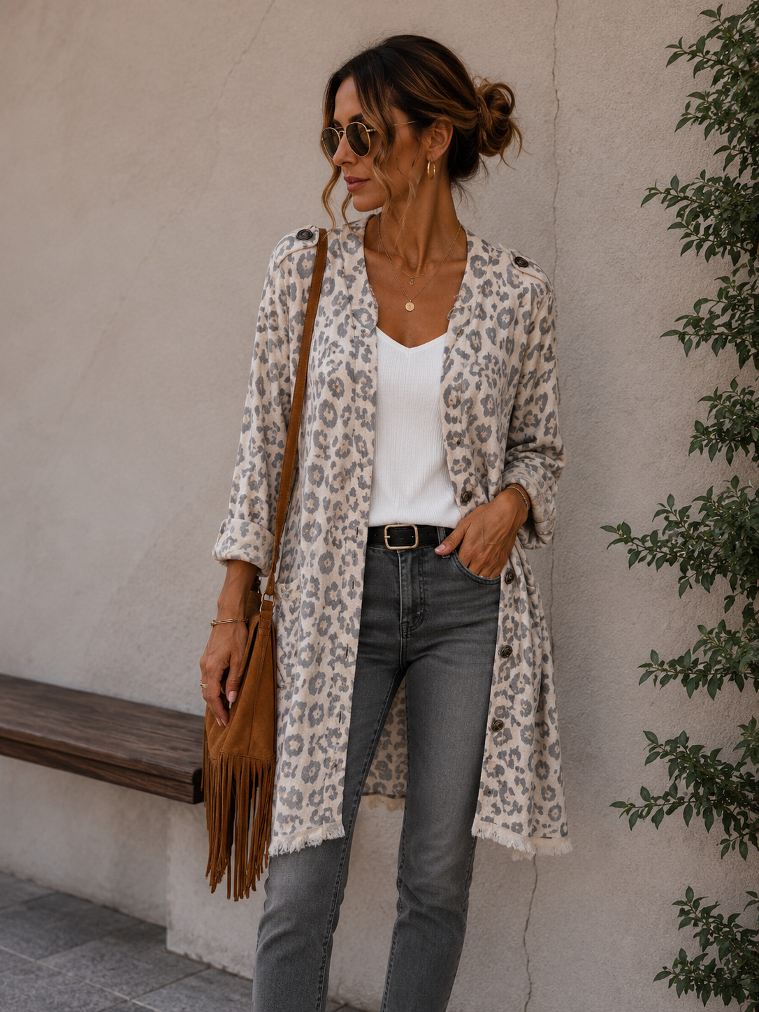 Leichte Leinen Jacke