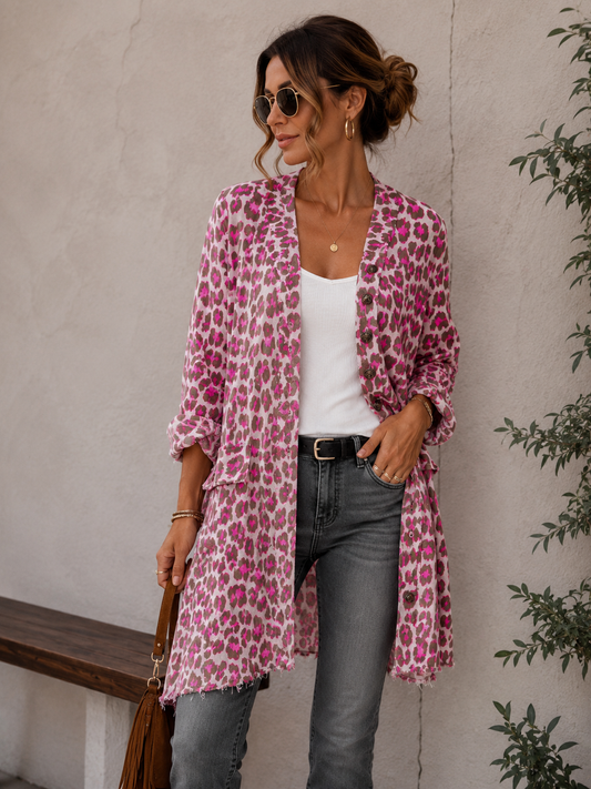Leichte Leinen Jacke