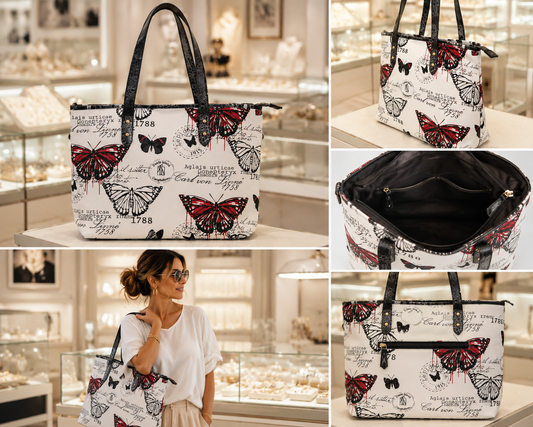 Butterfly Shopper - stilvoll , leicht & alltagstauglich