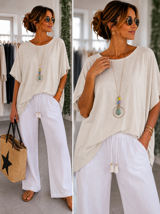Oversize Shirt mit Kette „ Maria „