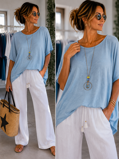 Oversize Shirt mit Kette „ Maria „