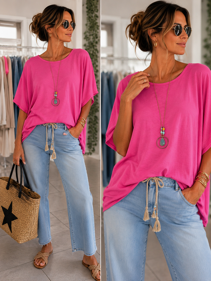 Oversize Shirt mit Kette „ Maria „