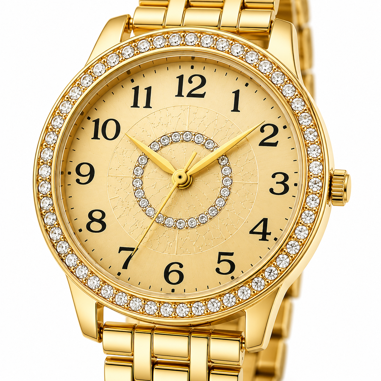 Damen Armband Uhr Golden