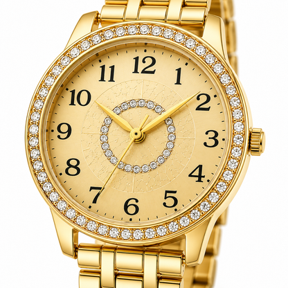 Damen Armband Uhr Golden