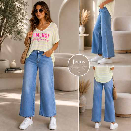 Wide Leg Jeans New IN