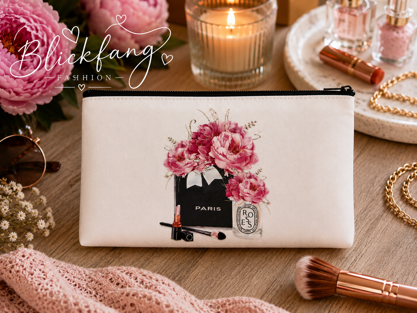 Kosmetik Täschle „ Fashion Flowers“
