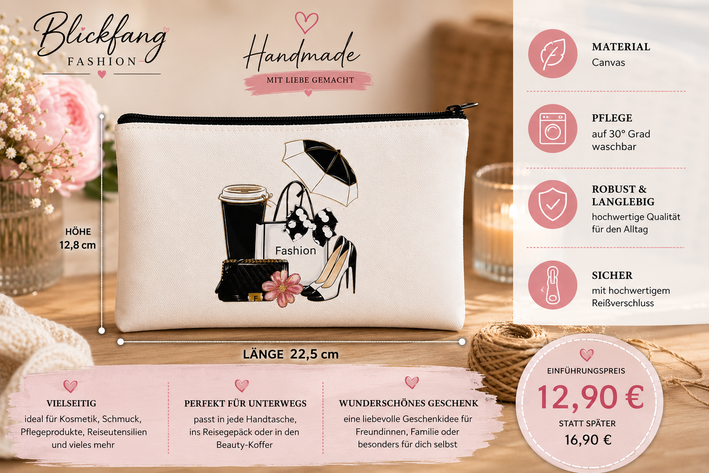 Kosmetik Täschle  „ Fashion Style „